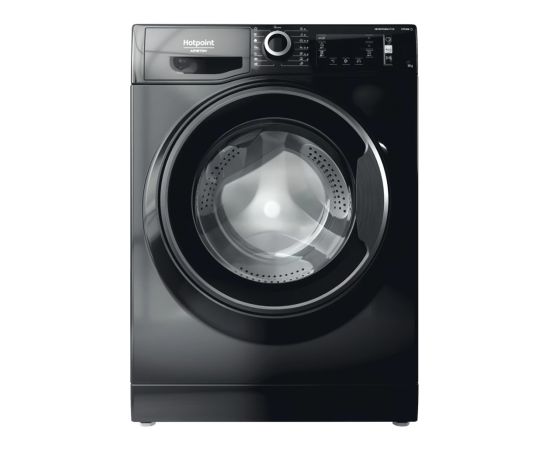 Hotpoint Washing machine NLCD 946 BS A EU N, Front Loading, Energy Class A, Capacity 9 kg, Black