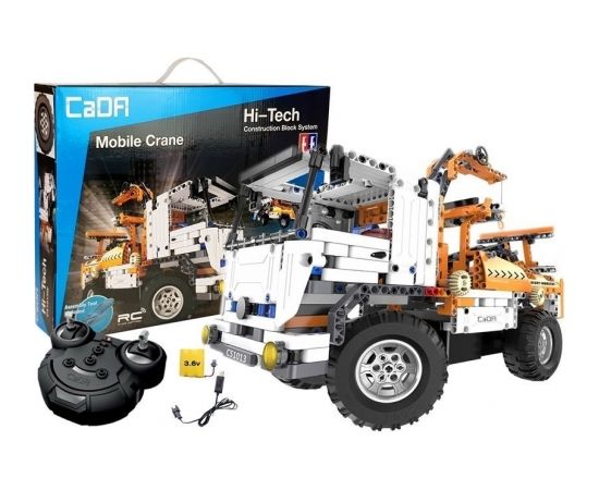 Import Leantoys Tipper Truck Crane 2in1 Remote Controlled 2.4G Block 838 elements C51013W