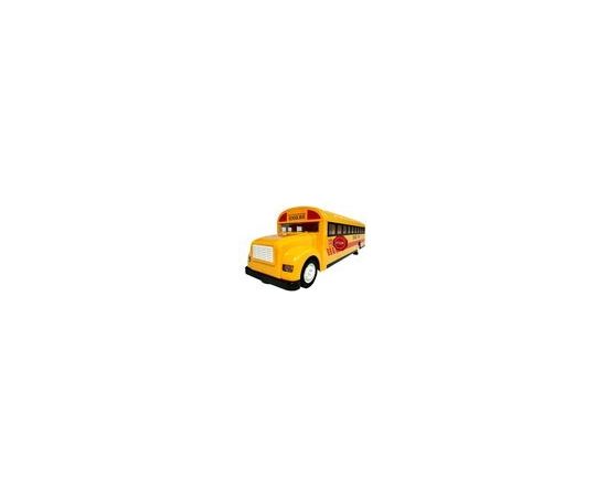 Import Leantoys Yellow RC Remote Controlled School Bus