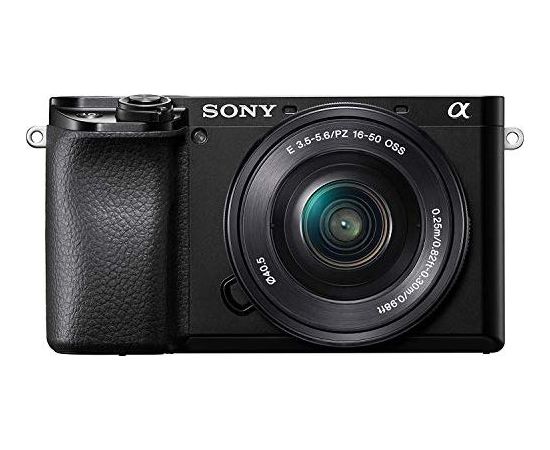 Sony Alpha 6100 black with lens AF E 16-50mm 3.5-5.6 OSS PZ