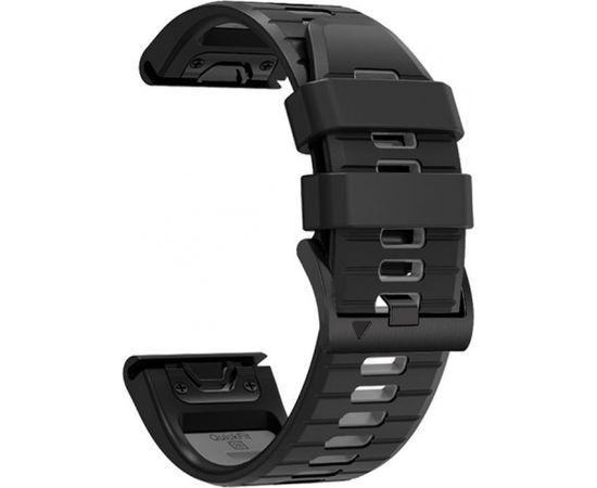 Tech-Protect watch strap IconBand Pro Garmin fenix 3/5X/3HR/5X Plus/6X/6X Pro/7X, black/grey