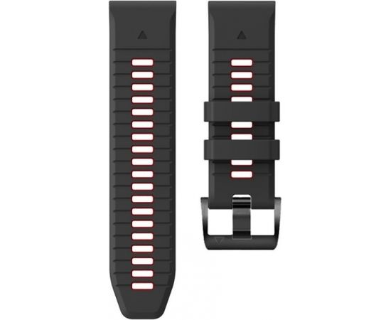 Tech-Protect watch strap IconBand Pro Garmin fenix 5/6/6 Pro/7, black/red