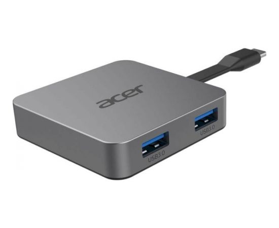 Acer Docking station 4 in1, HDMI, 2xUSB3.2, USB-C, Gray