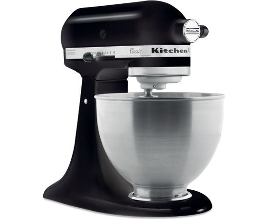 KitchenAid 5K45SSEOB Classic Virtuves kombains 275W 4.3L Black Metallic