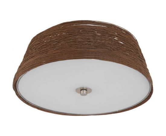 Gr.l.-DONADO 2x60W E27 t.brūna Lampas ar tekstila vai sint. abažūru