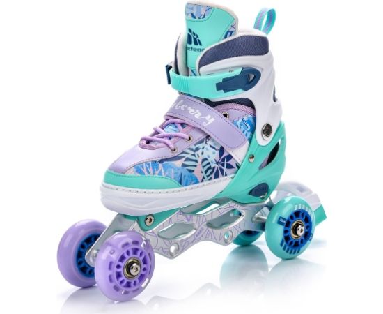 Skrituļslidas Meteor 4w1 Blueberry S 30-33 Самокаты детские