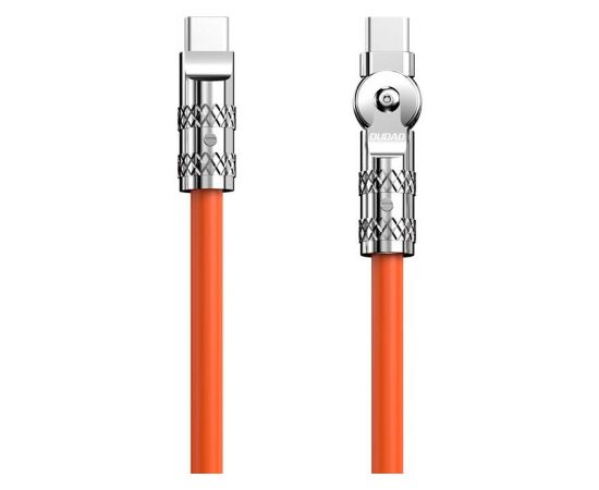 USB-C to USB-C rotating cable Dudao L24CC 120W 1m (orange)