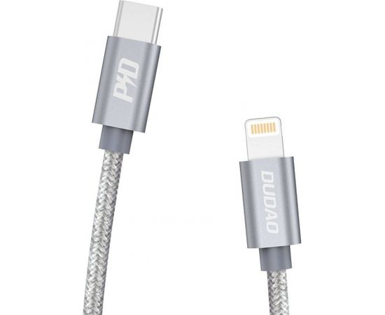 USB-C to Lightning cable Dudao L5Pro PD 45W, 1m (gray)