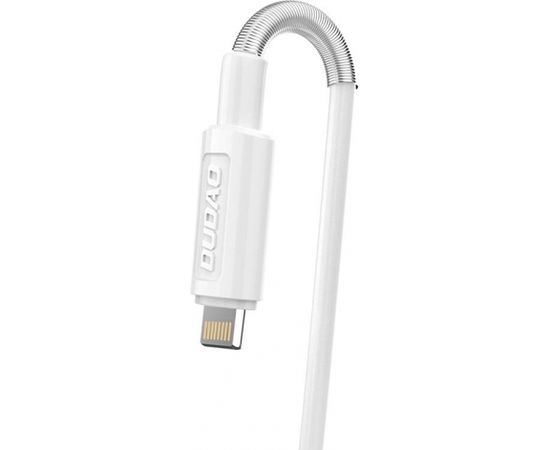 Wall charger Dudao A2EUL 2x USB with Lightning cable (white)