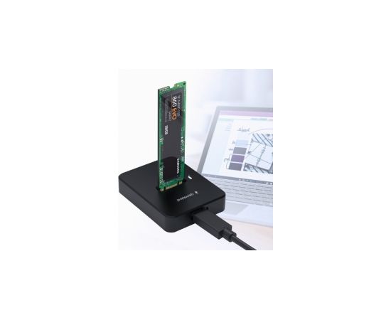 Dokstacija Gembird Desktop USB Type-C M.2 SATA & NVME SSD Drive Docking Station