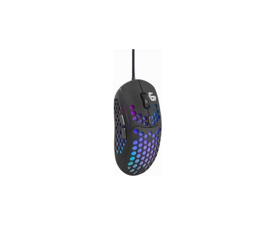 Datorpele Gembird USB Gaming RGB Backlighted Mouse Black