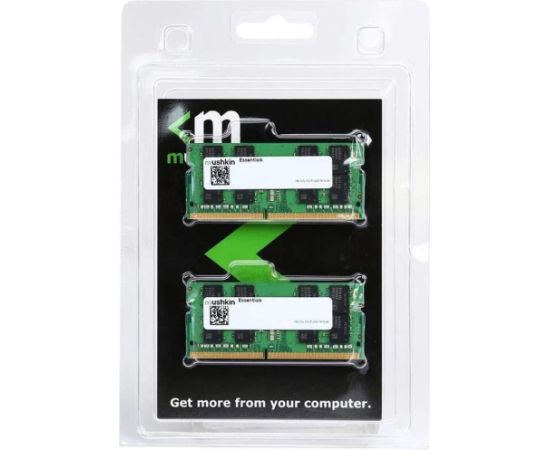 Mushkin DDR4 - 64 GB -2933 - CL - 21 - Dual Kit, Essentials (MES4S293MF32GX2)