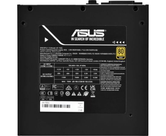 Zasilacz Asus Prime 750W Gold