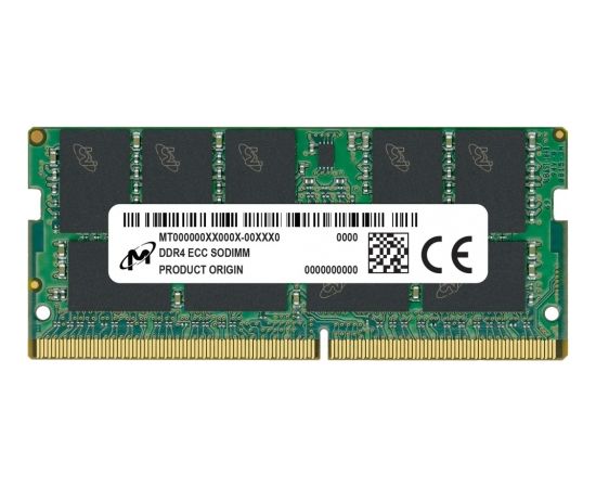 Micron SO-DIMM ECC DDR4 32GB 2Rx8 3200MHz PC4-25600 MTA18ASF4G72HZ-3G2R