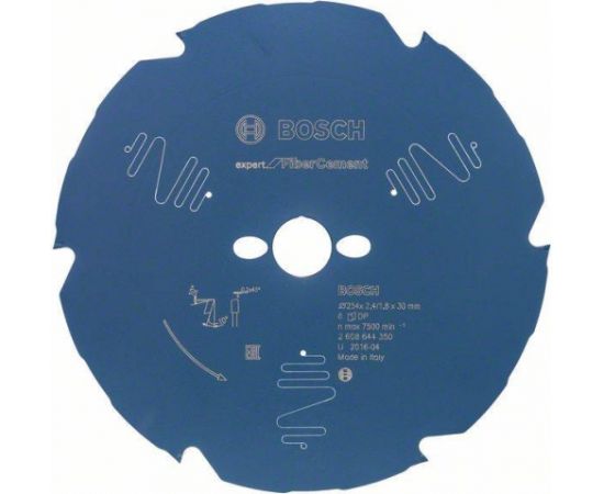 Griešanas disks Bosch 2608644350; 254x30 mm; Z6