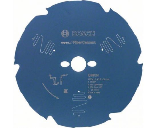 Griešanas disks Bosch 2608644350; 254x30 mm; Z6