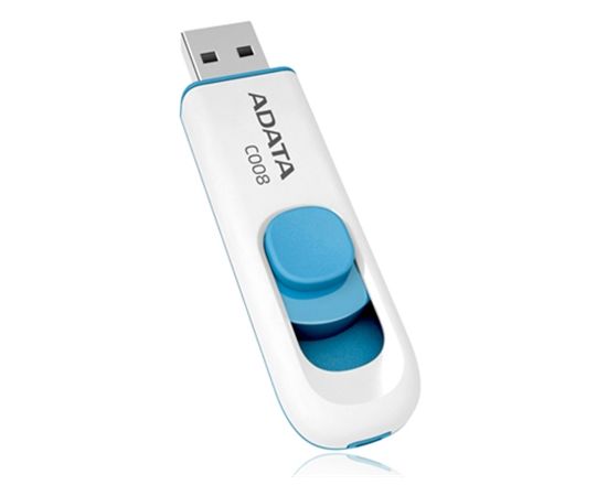 ADATA C008 16 GB, USB 2.0, White/Blue