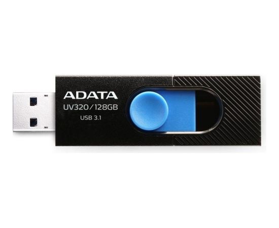 Adata Flash Drive UV320, 128GB, USB 3.0, black and blue