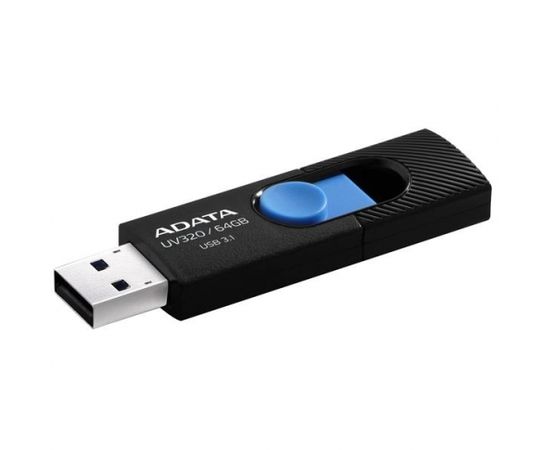 Adata Flash Drive UV320, 64GB, USB 3.0, black and blue