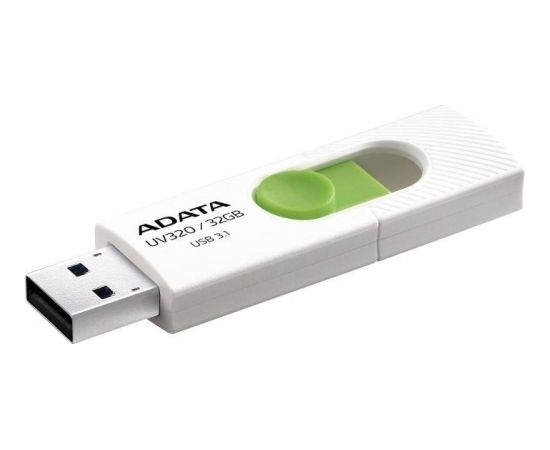 Adata Flash Drive UV320, 32GB, USB 3.0, white and green