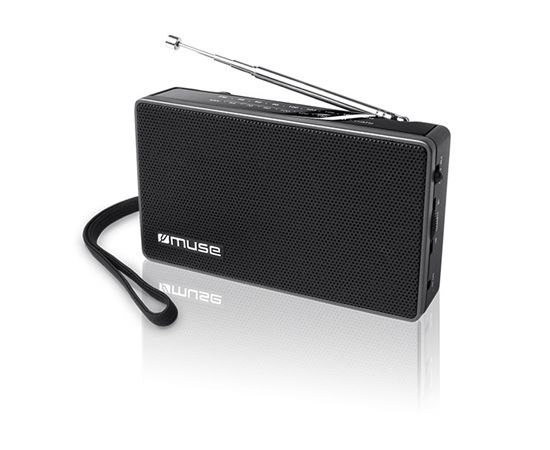 Muse M-030R Black, 2-band portable radio