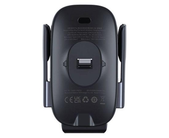 Wireless Charging Car Mount Baseus MilkyWay Pro 15W (black)