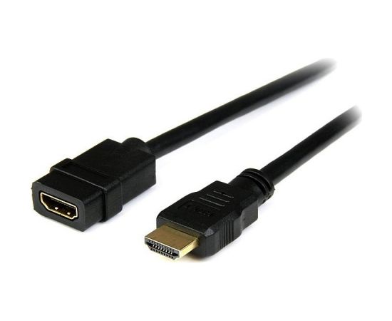 HDMI kabeļa pagarinātais 1.8m melns