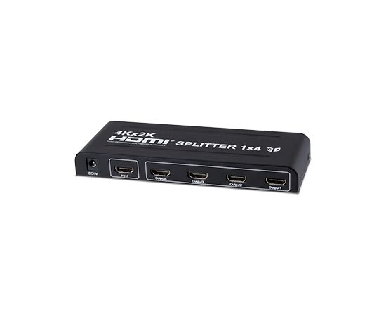 PR-SP104(4K) ~ HDMI dalītājs 1IN / 4OUT 4K@30Hz DC5V