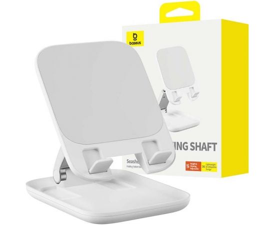 Folding Tablet Stand Baseus Seashell (white)