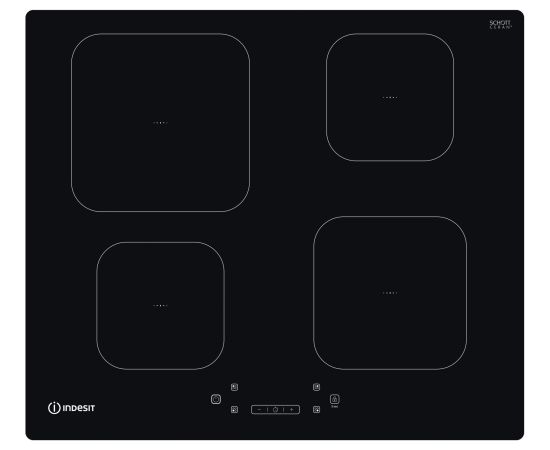 Indesit IS 83Q60 NE Indukcijas virsma
