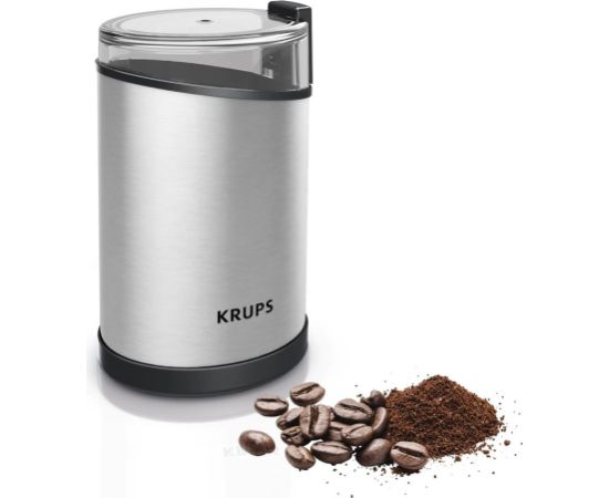 Krups GX204D10 coffee grinder 200 W Silver