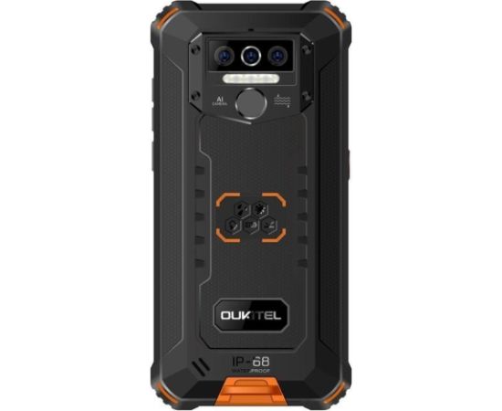 Oukitel WP5 14 cm (5.5") Dual SIM Android 9.0 4G USB Type-C 4 GB 32 GB 8000 mAh Black, Orange