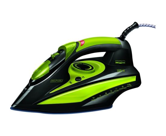 MPM MZE-04 iron Dry & Steam iron Ceramic soleplate 2400 W Black, Green