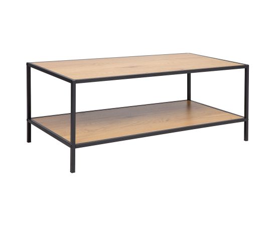 Kafijas galds HEDVIG 100x50xH40cm oša/melns