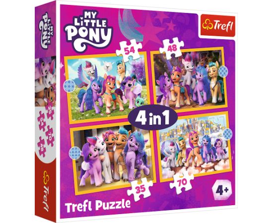 TREFL MY LITTLE PONY Комплект пазлов 4в1 Мой маленький пони