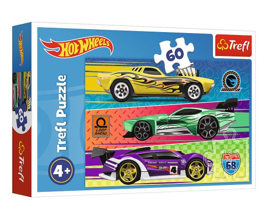 TREFL HOT WHEELS Puzle, 60 gab.