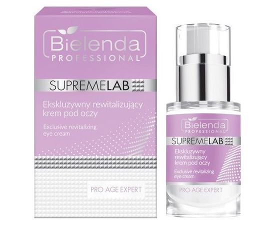 Bielenda SupremeLab Pro Age Expert ekskluzywny rewitalizujący krem pod oczy 15ml