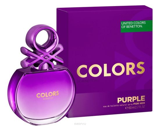 Benetton Colors Purple EDT 80 ml Sieviešu Smaržas