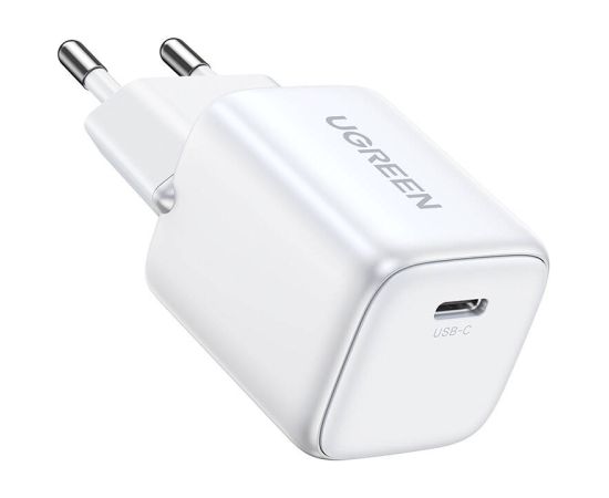 Charger UGREEN 15324 Nexode mini, USB-C, PD3.0, QC4.0, GaN, 20W (white)