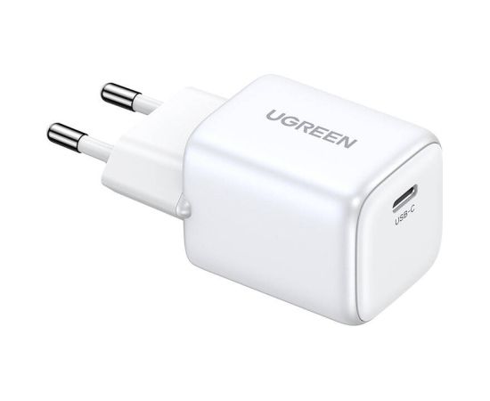 Charger UGREEN 15324 Nexode mini, USB-C, PD3.0, QC4.0, GaN, 20W (white)