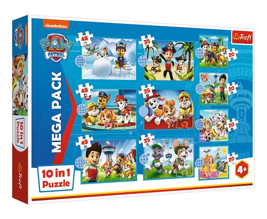 TREFL PAW PATROL Комплект пазлов 10 в 1 Paw Patrol