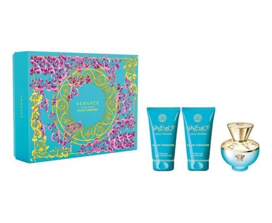Versace SET VERSACE Dylan Turquoise Pour Femme EDT spray 50ml + SHOWER GEL 50ml + BODY LOTION 50ml