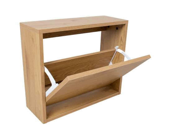 Shoe cabinet AALBORG 49x18xH41,5cm, oak