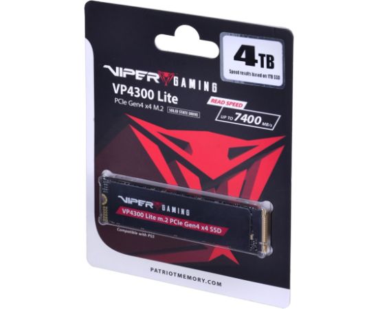 SSD Patriot Viper VP4300L M.2 PCI-Ex4 NVMe 4TB