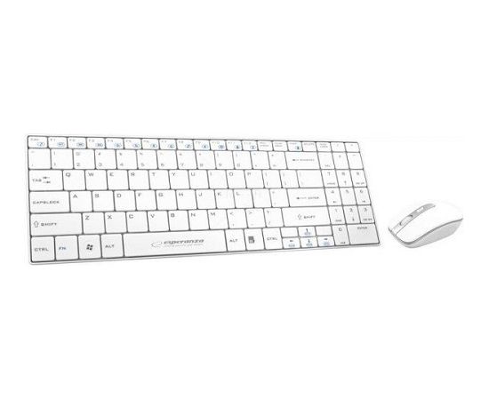 Esperanza EK122W keyboard RF Wireless QWERTY White