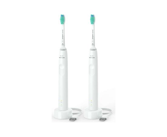 PHILIPS Sonicare HX3675/13 3100 Sonic elektriskā zobu birste 2 gab, balta