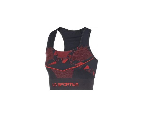 La Sportiva Bra FOCUS II Top W XS Black/Cherry Tomato