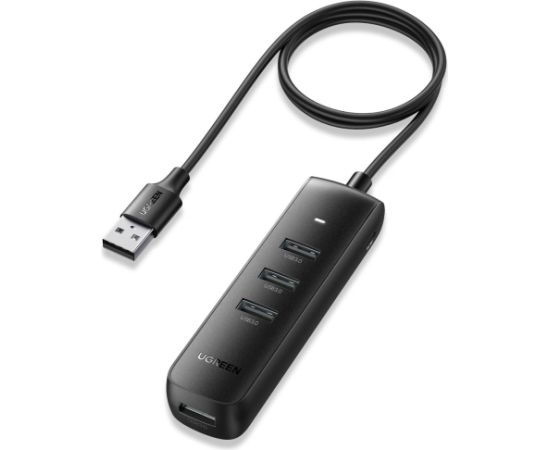 Adapter UGREEN CM416 4in1 USB to 4x USB 1m (black)