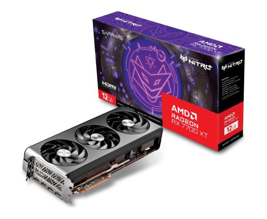 Graphics Card SAPPHIRE AMD Radeon RX 7700 XT 12 GB GDDR6 192 bit PCIE 4.0 16x 2xHDMI 2xDisplayPort 11335-02-20G