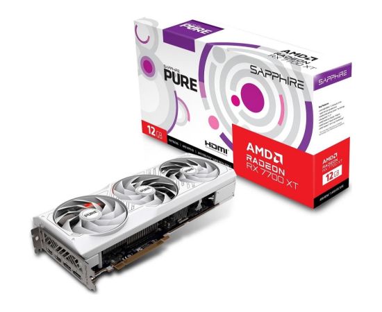 Graphics Card SAPPHIRE AMD Radeon RX 7700 XT 12 GB GDDR6 192 bit PCIE 4.0 16x 2xHDMI 2xDisplayPort 11335-03-20G